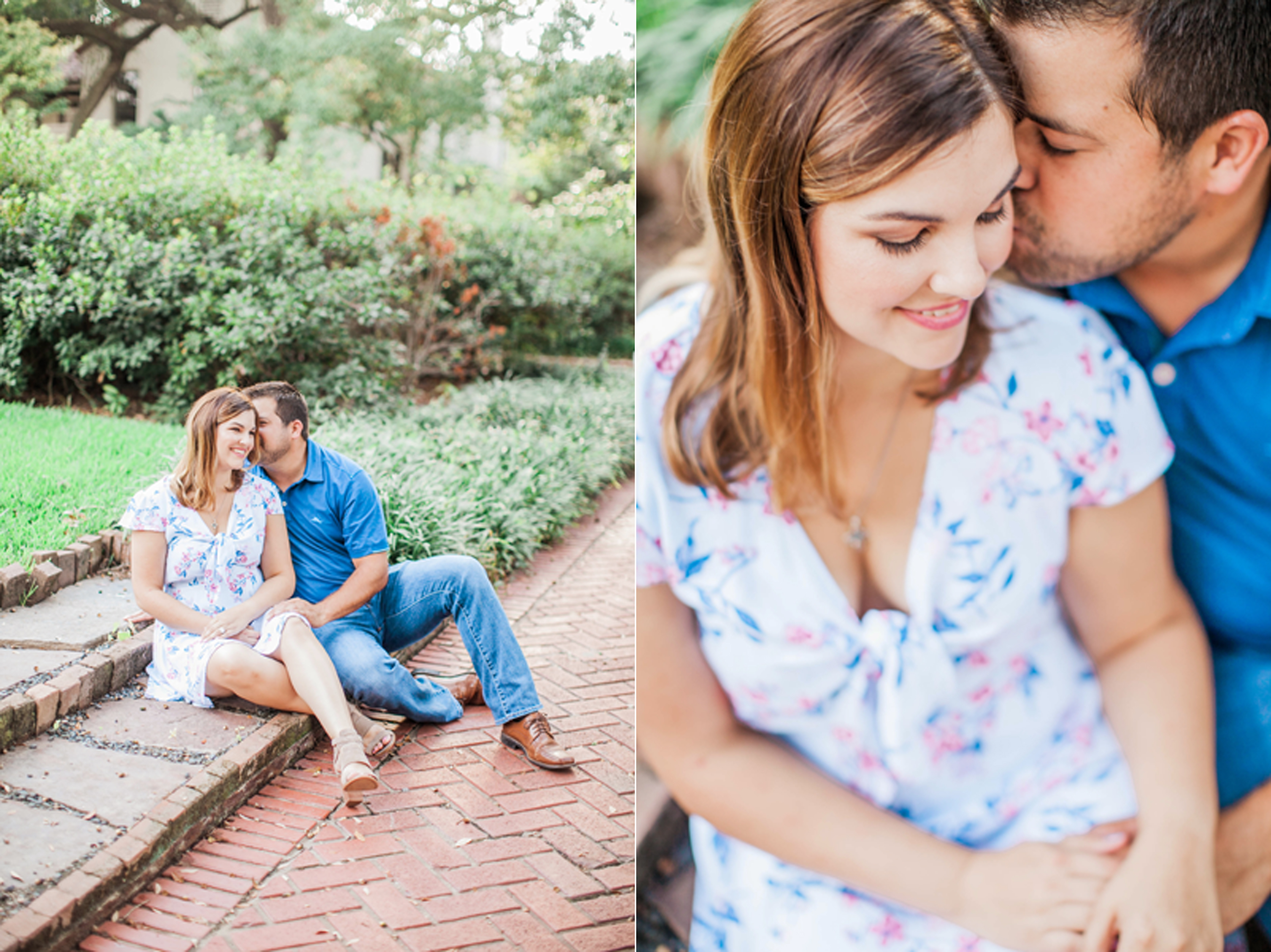 Kyle and Vanessa's Houston Engagement Session by Nicole Chatham Photography
