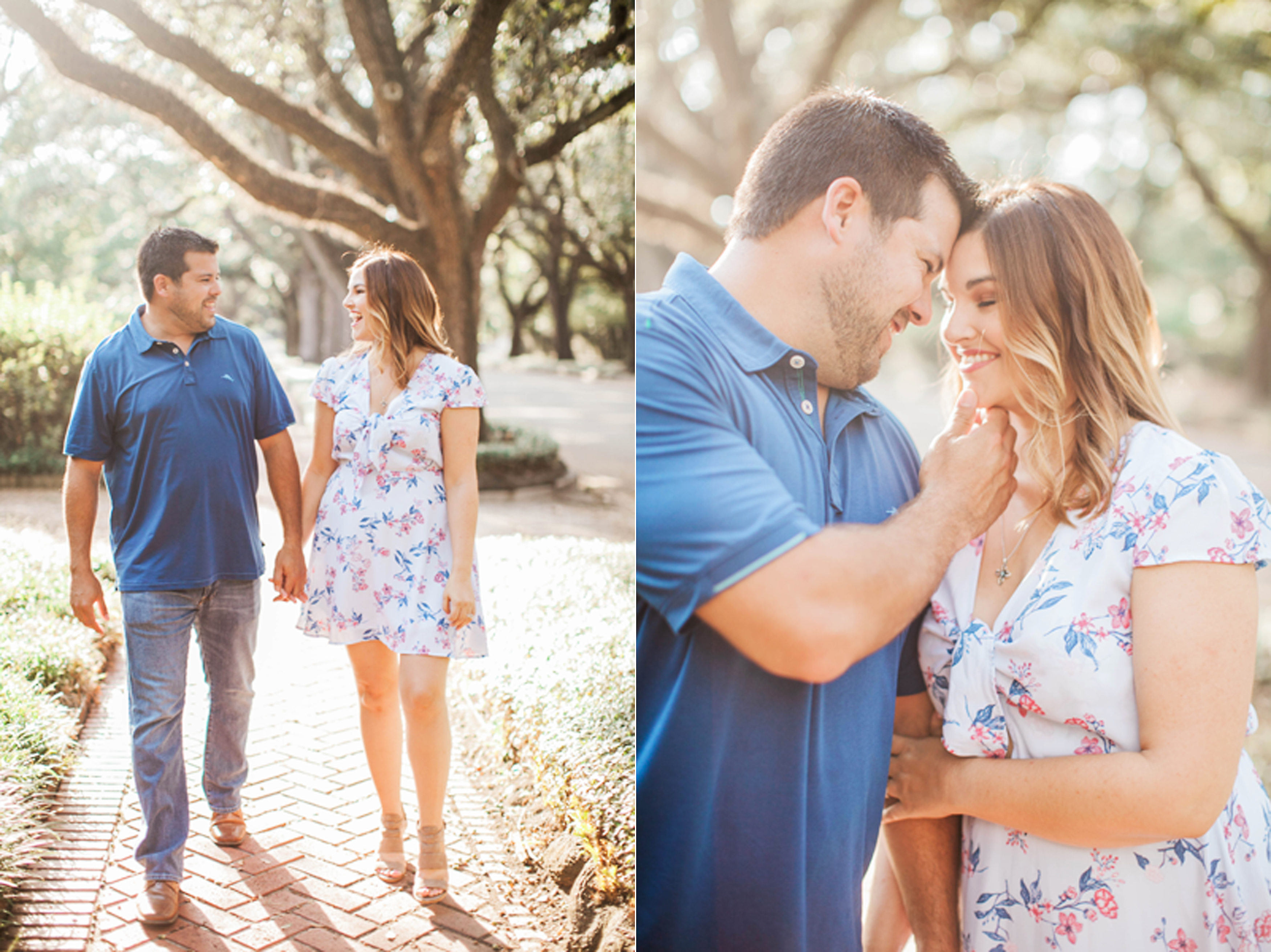 Kyle and Vanessa's Houston Engagement Session by Nicole Chatham Photography